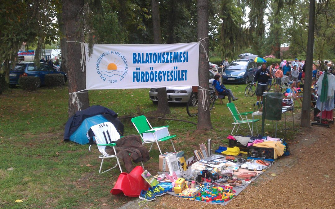 Augusztus 17-én bolhapiac a Rózsakertben